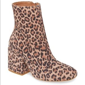 SOLD NIB  Free People Animal Print Booties Size 40